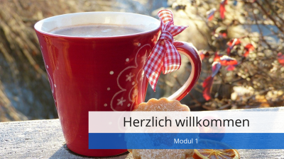 In diesem Modul steigen wir in unseren Kurs ein. Sie erfahren, was Sie hier lernen können, wer Ihre Dozentin ist und wie Sie am meisten vom Kurs profitieren.